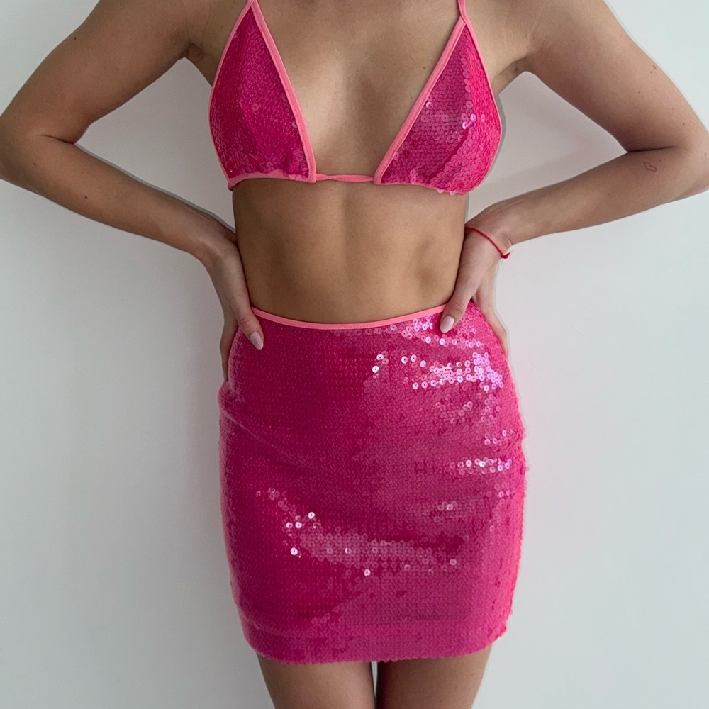 DAVID KOMA skirt and top set, Party/boat/tropics